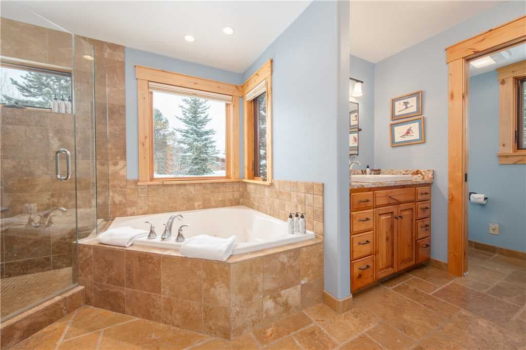 Master Bathroom with His and Her Sinks