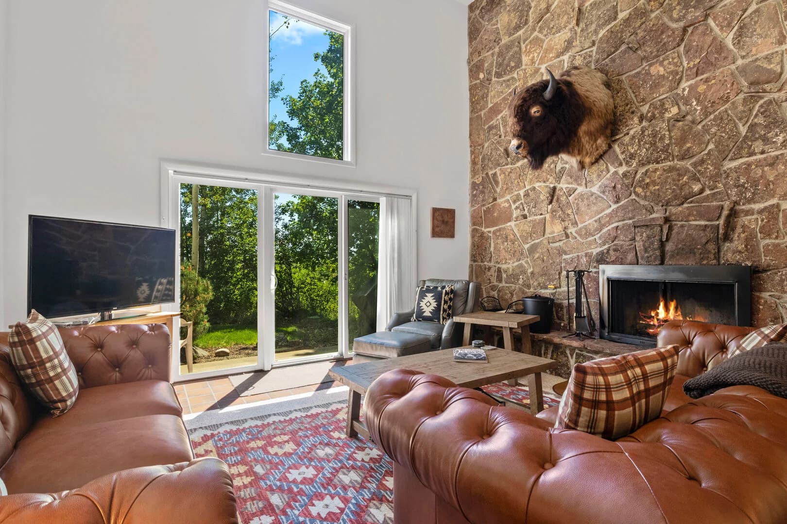 Living Room with Outdoor Access