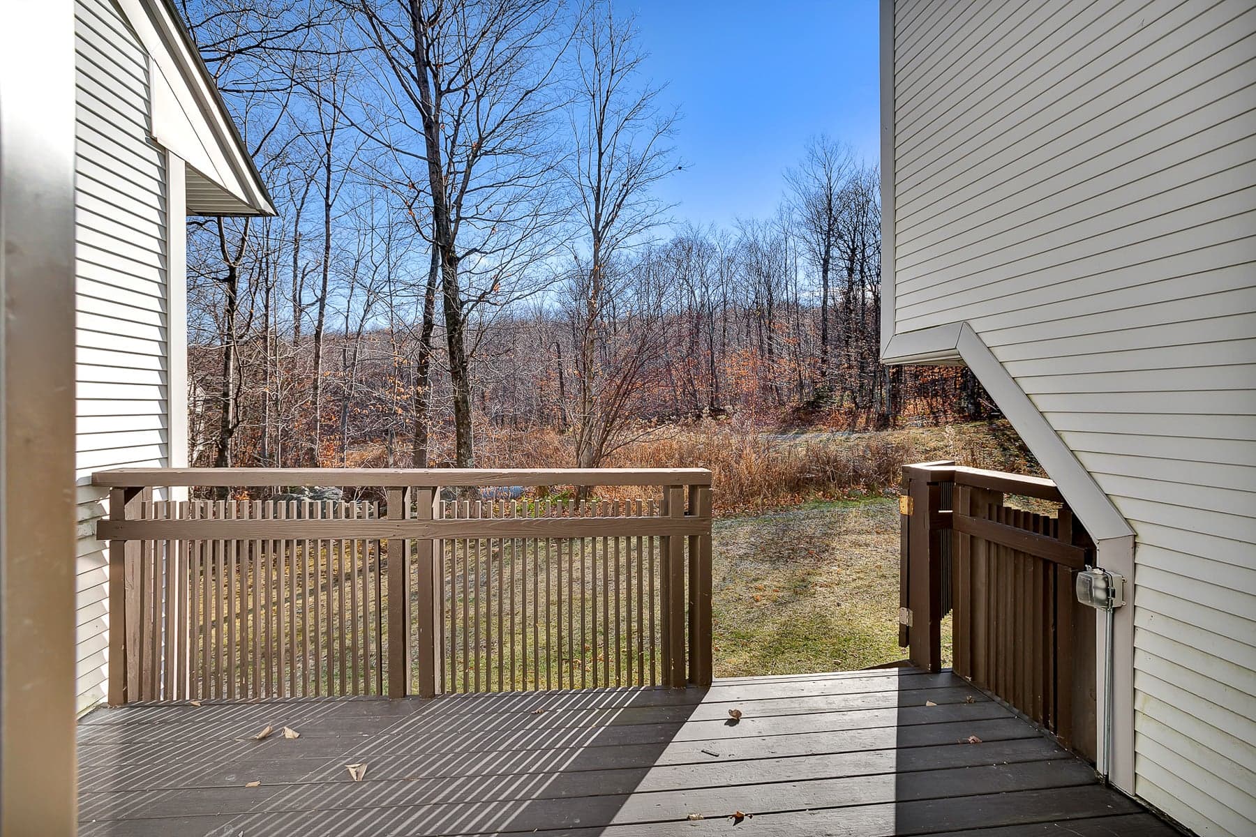 Your very own private deck with beautiful Killington views