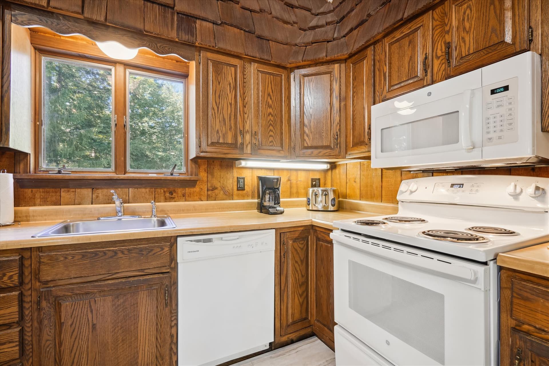 Plenty of counter space and for home cooked meals