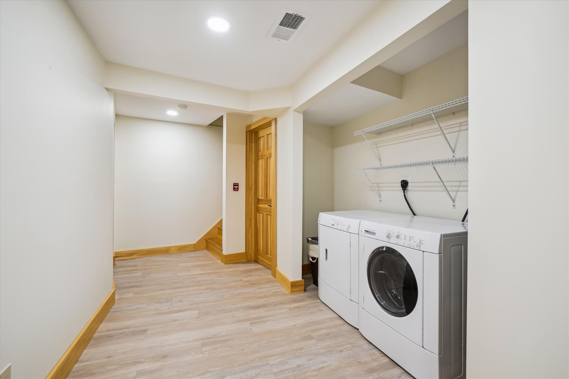 Washer and dryer