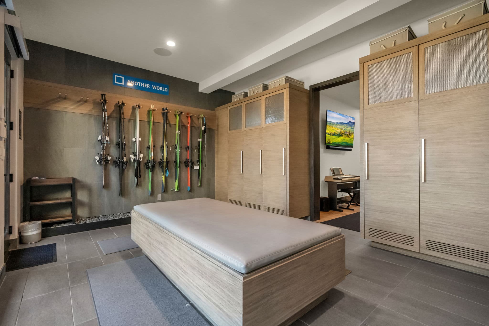 Ski Room with Storage Lockers
