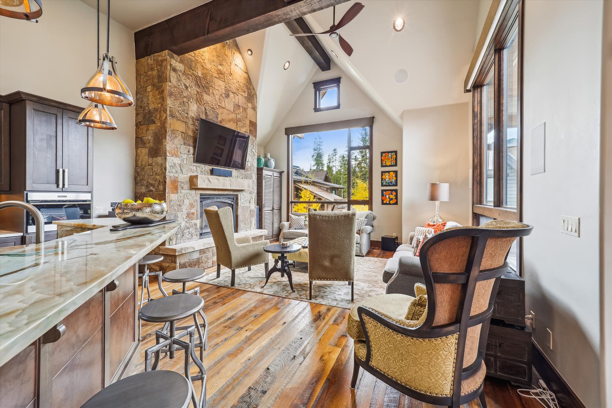 Living Area - Highwoods at Shock Hill - Breckenridge Vacation Rental