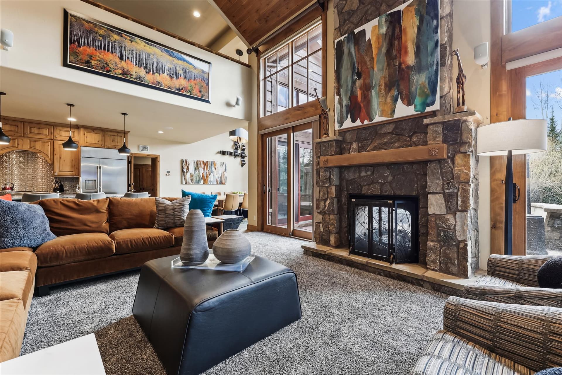 Living Room, Snow Mansion, Breckenridge Vacation Rental