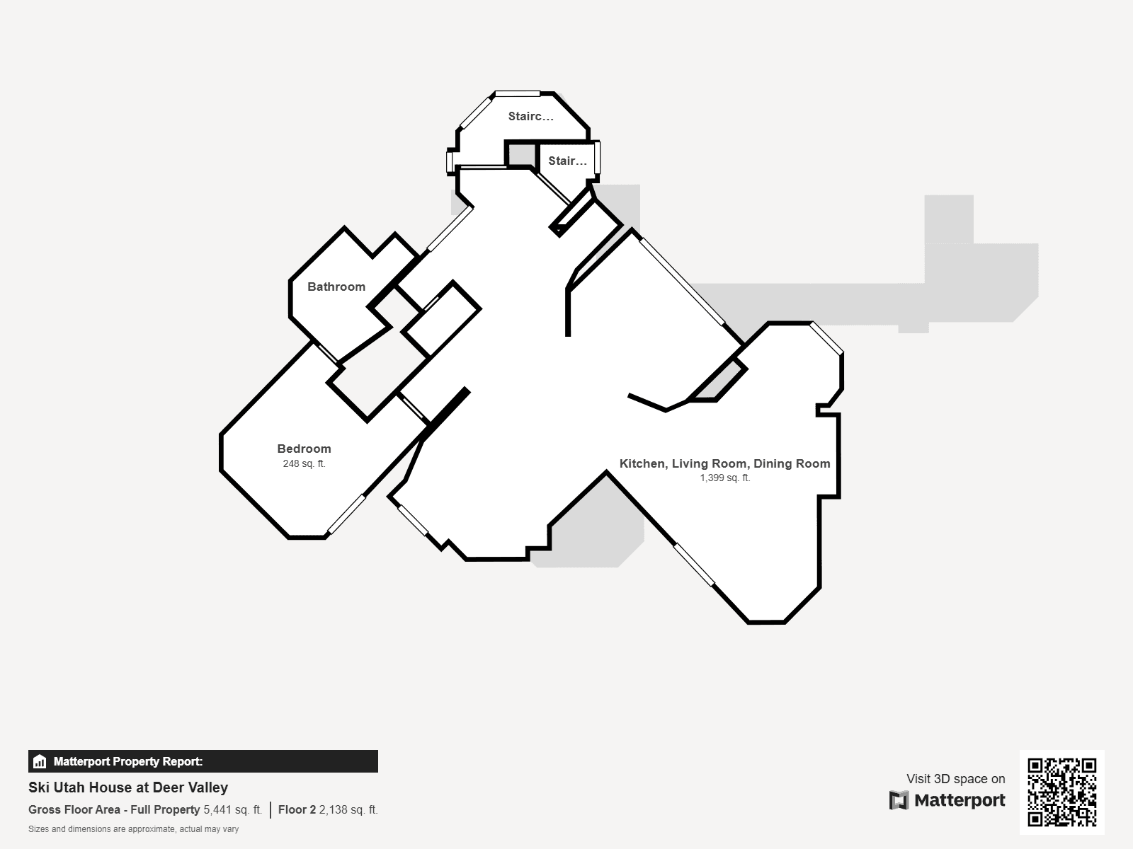 Floor plan for main floor