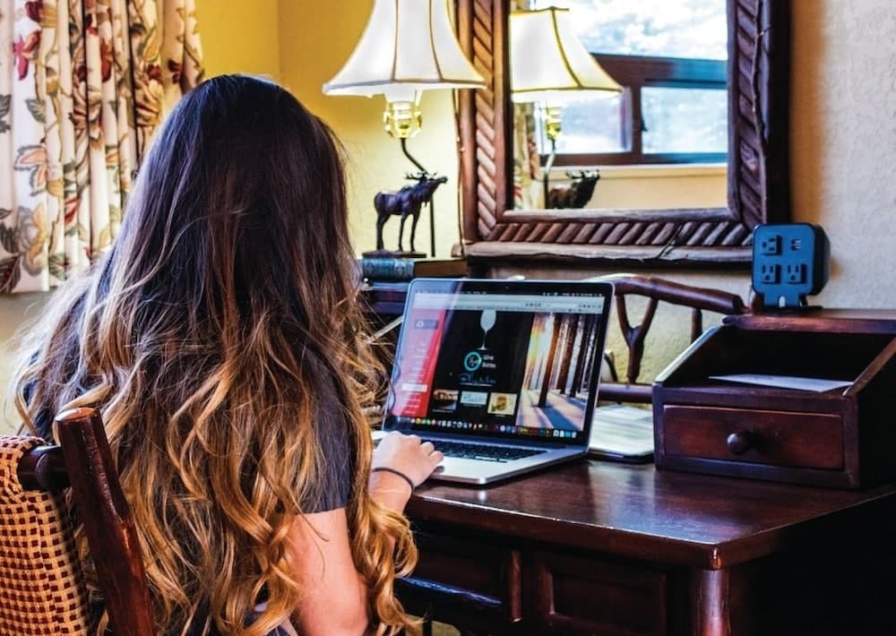 In-room business center