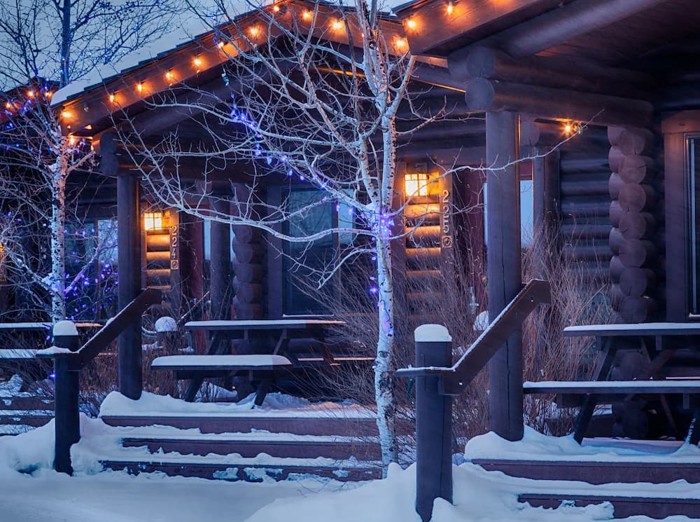 Front of property - evening/night