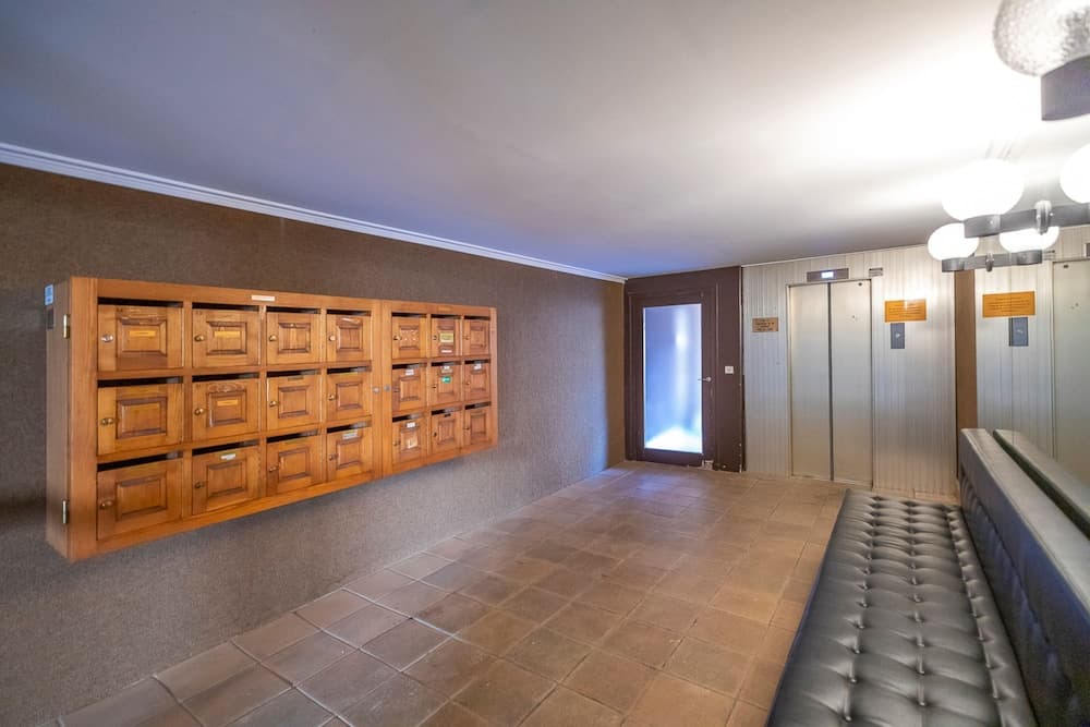 Interior entrance