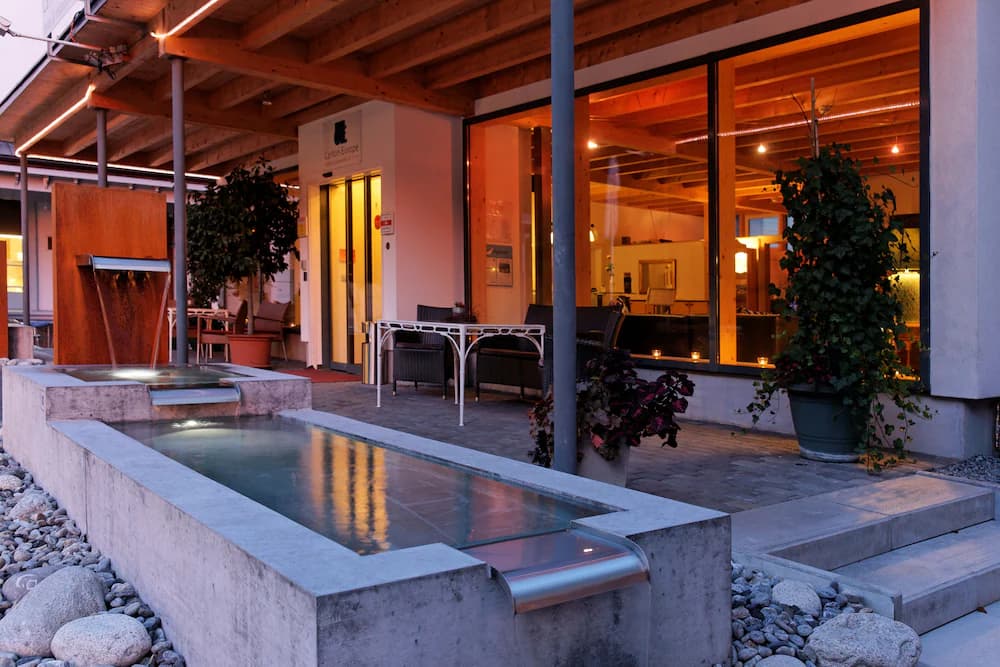 Front of property - evening/night