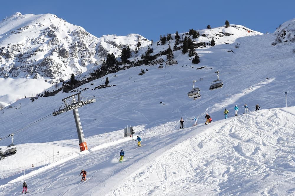 Skiing