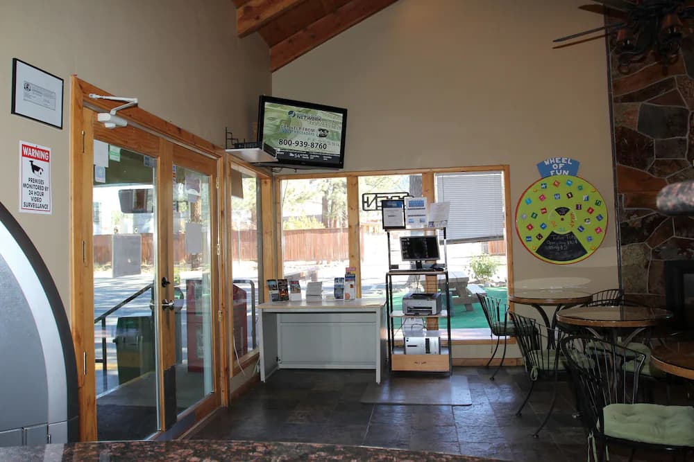 Lobby sitting area