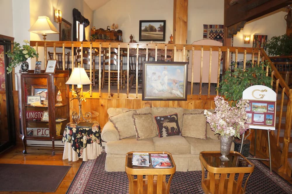 Lobby sitting area