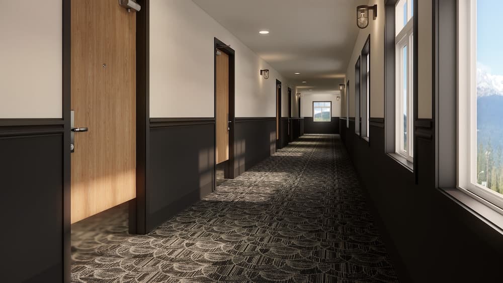 Interior entrance