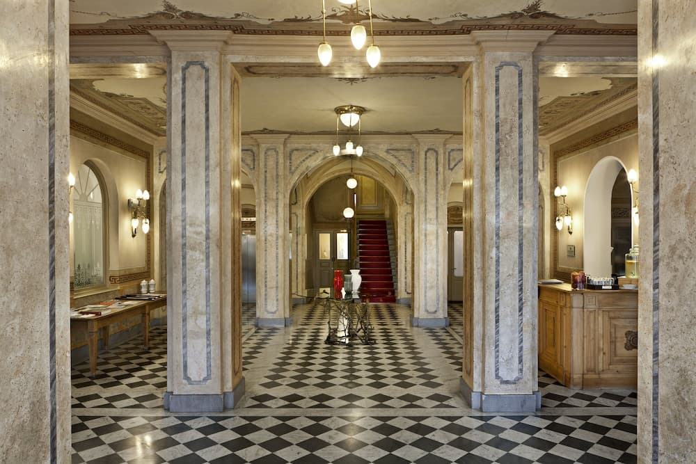 Interior entrance