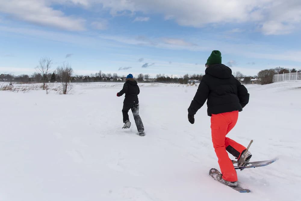 Snowshoeing