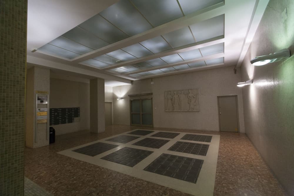 Interior entrance