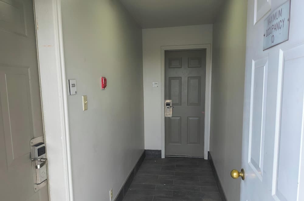 Interior entrance