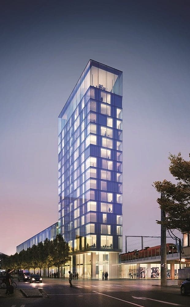 Front of property - evening/night