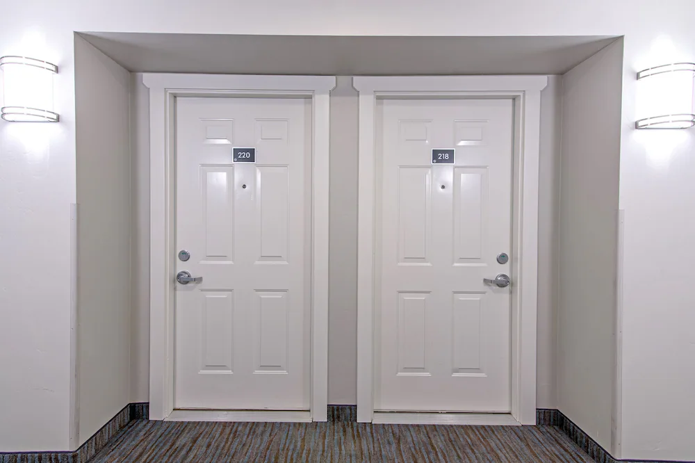 Interior entrance