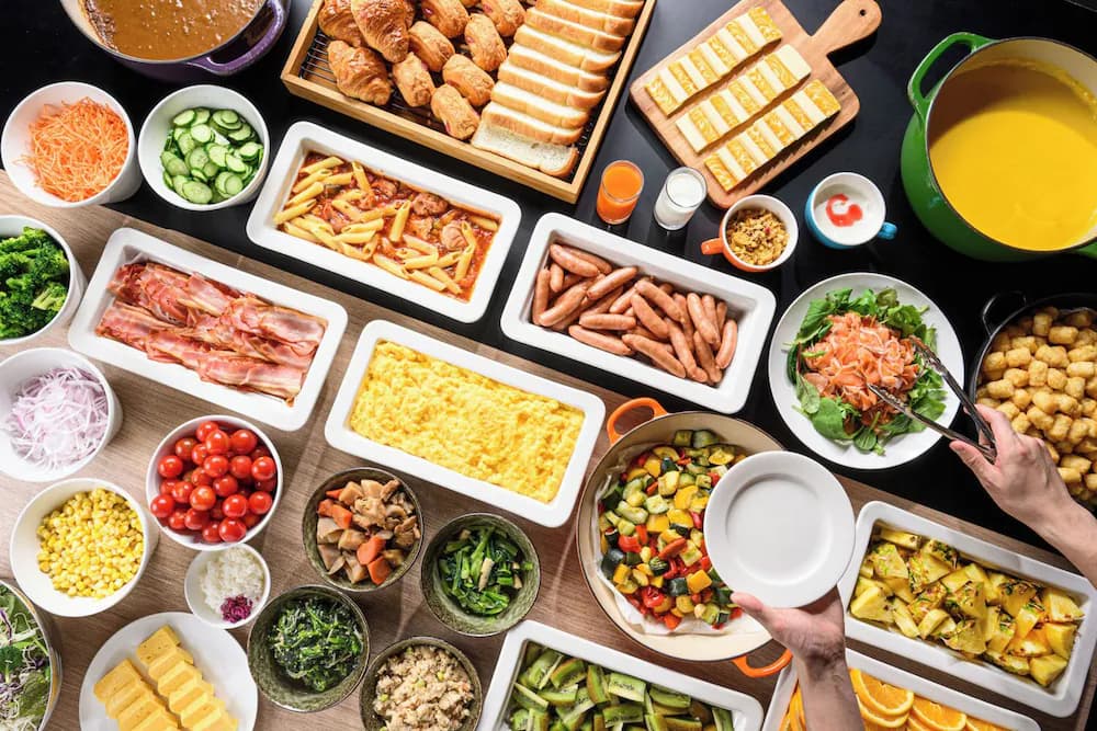 Breakfast buffet