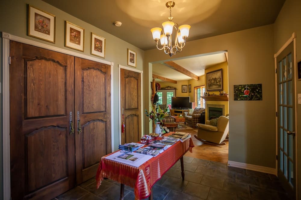 Interior entrance