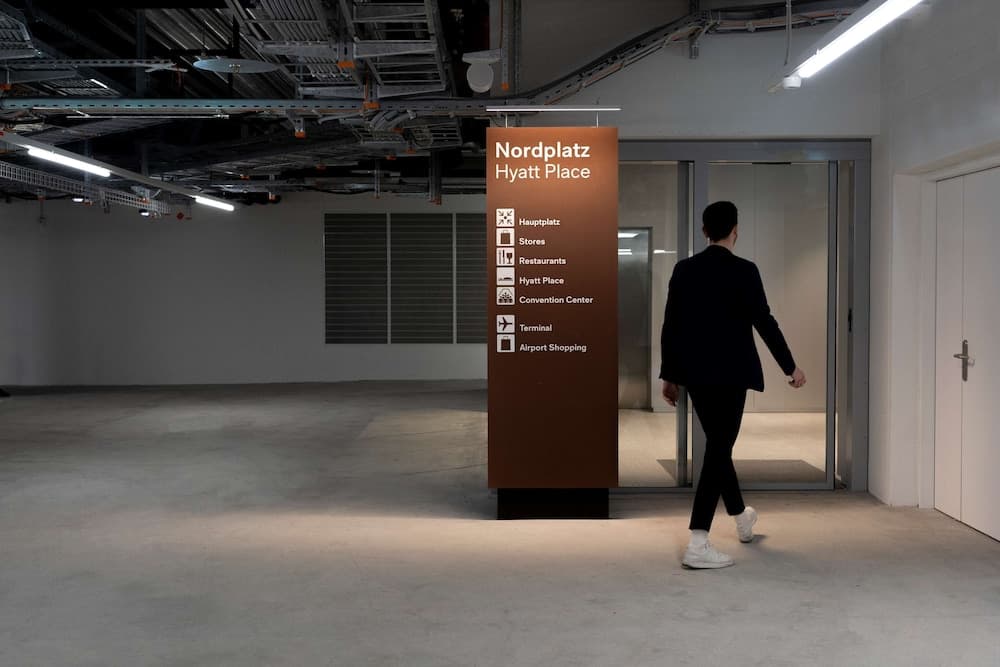 Interior entrance