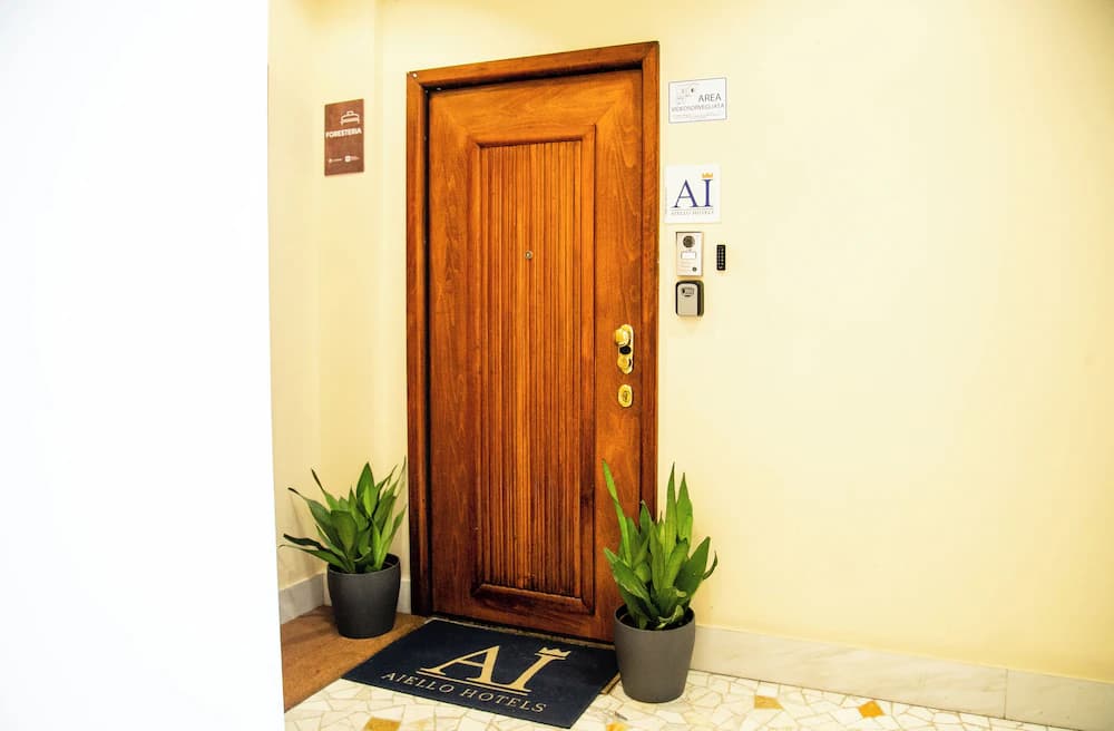 Interior entrance