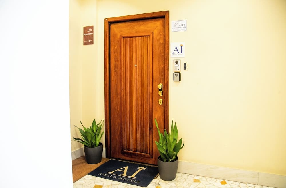 Interior entrance